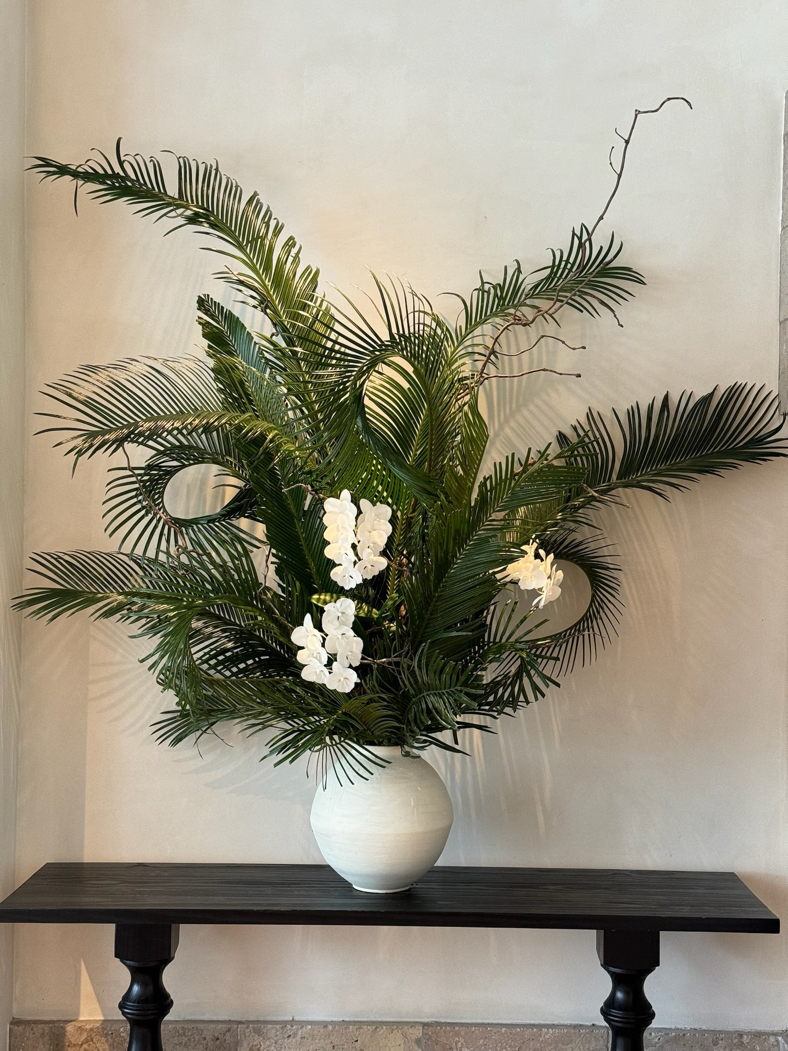 蝴蝶兰鲜花绿植瓶插水养酒店前台客厅软装家居装饰摆件高级侘寂风