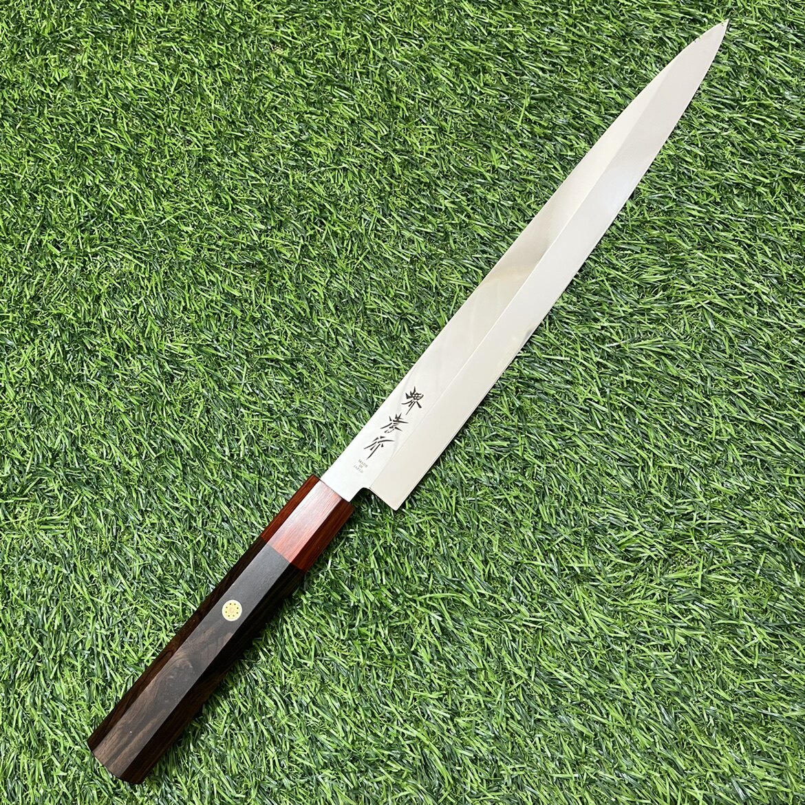 日本柳刃刺身刀料理刀寿司刀三文鱼专用刀高端商用厨具银三鋼锻造