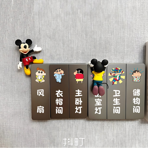 家用按钮开关贴美化贴纸