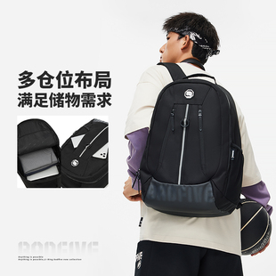 李宁正品 舒适反光双肩包ABSU091 反伍BADFIVE男女同款 篮球系列经典