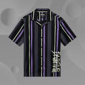 春季 新款 潮流男子宽松休闲短袖 李宁正品 衬衫 ASHS381