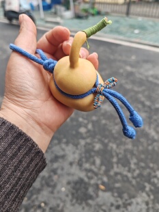 2根钱袋八宝葫芦腰绳4mm棉绳小葫芦挂绳小叶子棉线可推拉