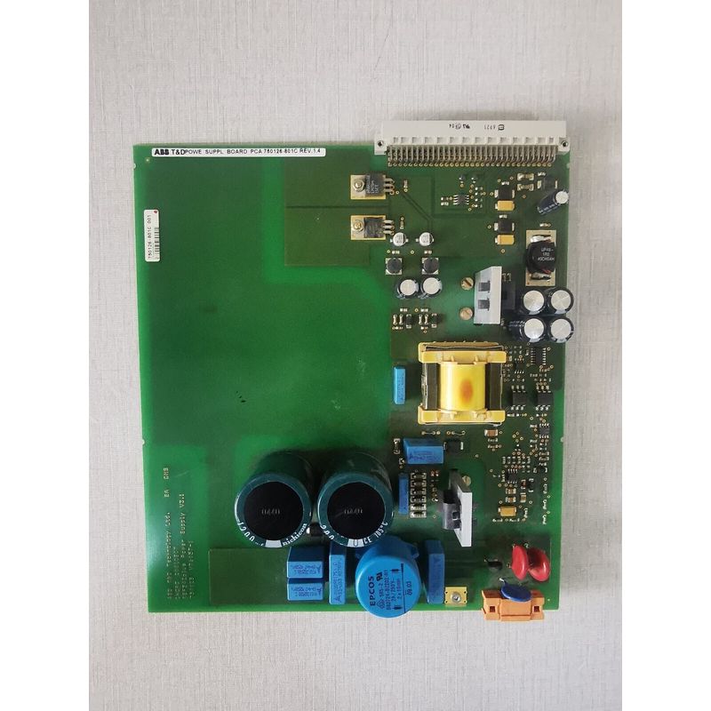 ABB 电源供应板 750126-801C REV 1.4 PCB 板适用于 REF542plus