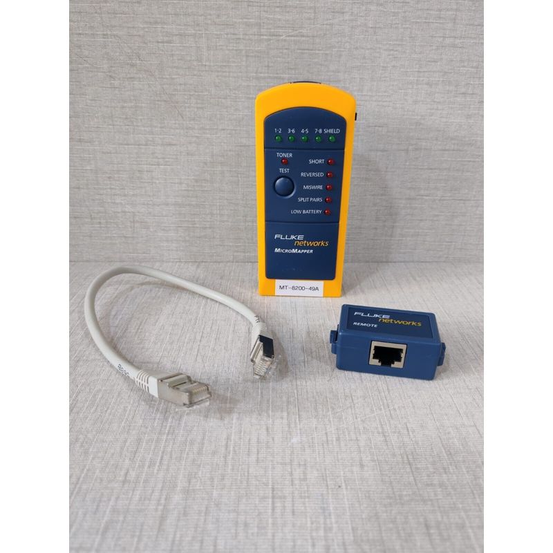 Fluke Networks MicroMapper MT-8200-49A LAN 线图检查器 - 全新