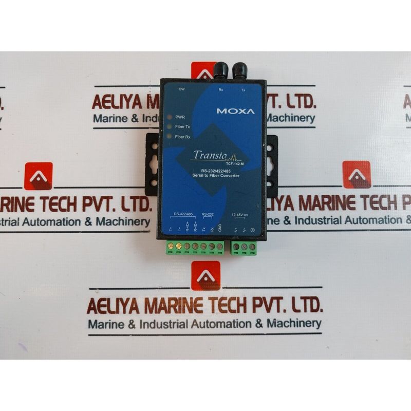 Convertidor De Fibra A Serial RS-232/422/485 Moxa TCF-142-M-