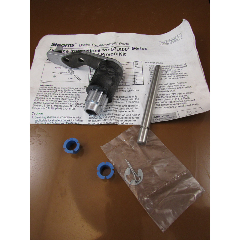 STEARNS 87,X00 Solenoid Lever and Pinion Kit - 8-078-947-03