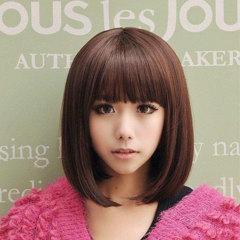 Perruque cheveux raides Court - Ref 2613021 Image 1