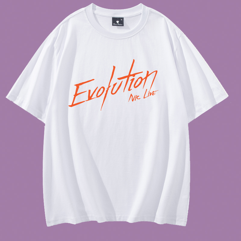 谢霆锋进化演唱会EvolutionNicLive同款周边短袖纯棉T恤男女衣服