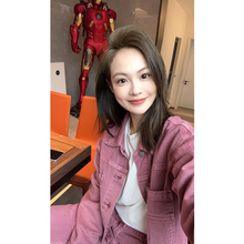 夹克外套直筒半身裙 浪漫减龄短款 美洋MEIYANG 星黛露牛仔套装