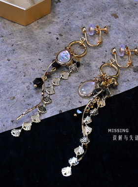 【赴宴的维纳斯】Missing原创行星系列金星Venus典雅流苏耳饰耳夹