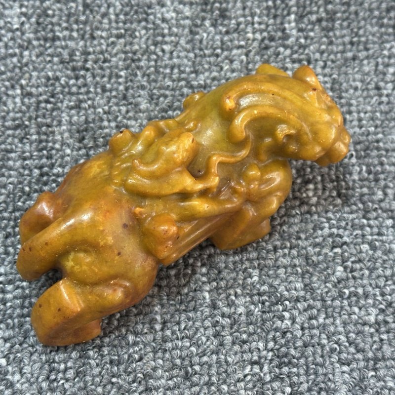 古典岫玉工艺玉雕高古玉老玉捡漏做旧玉佩玉璧摆件玉石车挂件貔貅