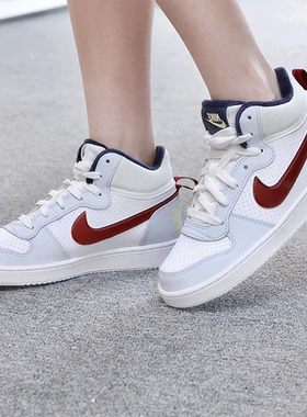 NIKE耐克 COURT BOROUGH MID 女子高帮运动休闲板鞋 FV8122-161