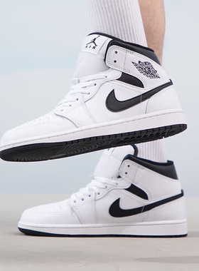 Nike/耐克Air Jordan 1 Mid AJ1耐磨透气运动篮球鞋DQ8426-132