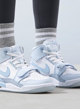 Nike/耐克正品JORDAN GS女子大童复古中帮篮球鞋FV8118-141