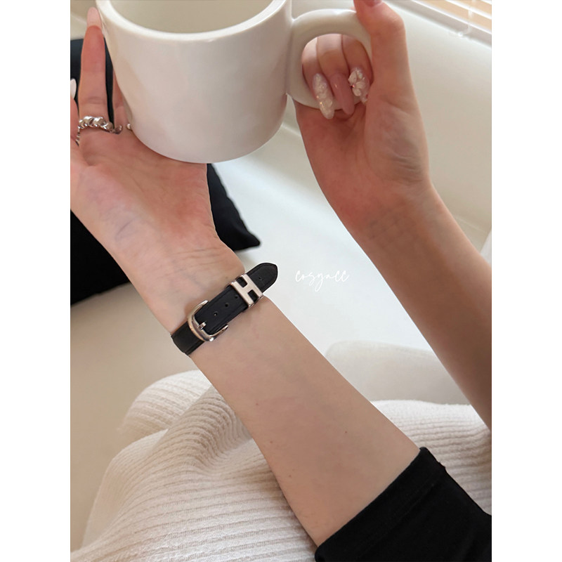 cosyacc 适用iwatch8910代se高级感真皮显瘦大牌