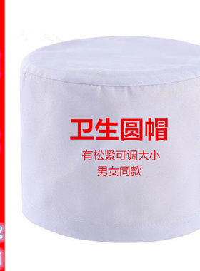 白色卫生帽食品无尘车间工作