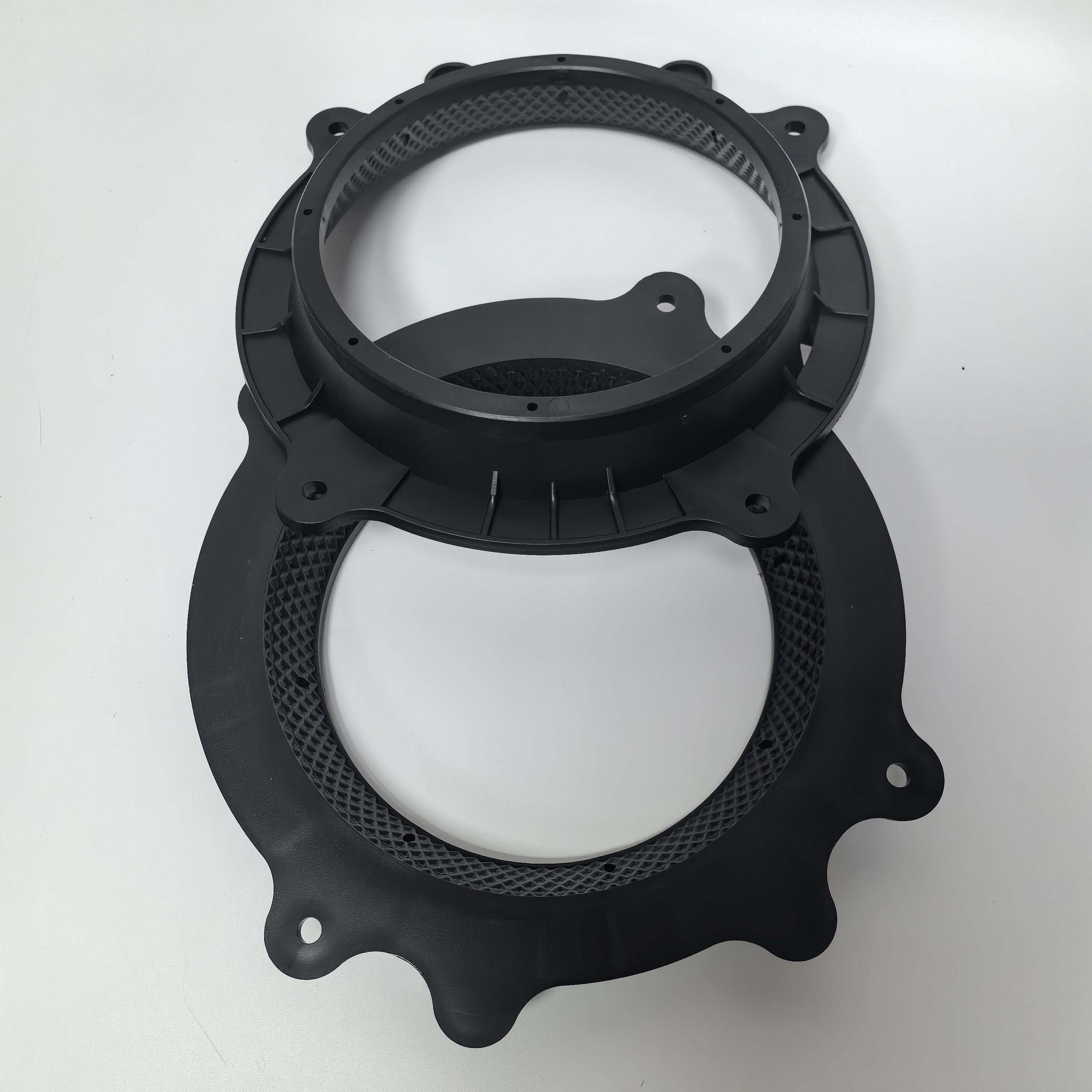 适用特斯拉model3车门改装6.5寸喇叭垫圈支架modelY音响中低音座