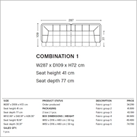 Комбинированная 1-длинная 287 Установка 8-12 месяцев