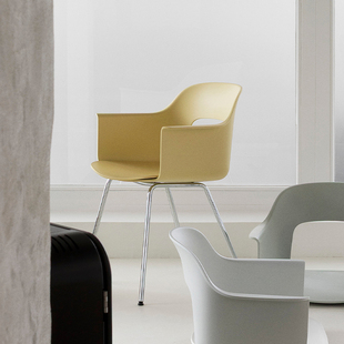 sort丹麦HAY餐椅扶手靠背椅塑料椅子北欧现代LAYOUT 211 ARMCHAIR