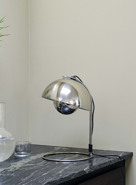 sort丹麦&Tradition花盆台灯镜面复古花苞灯卧室床头北欧现代VP4