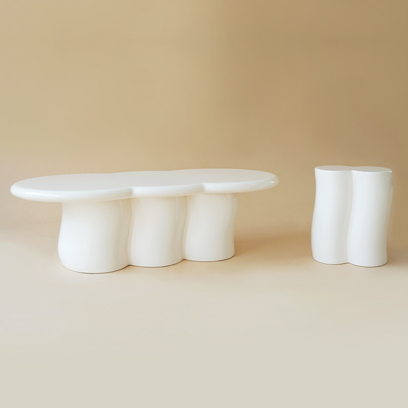 扭转凳子边几长凳咖啡桌茶几现代