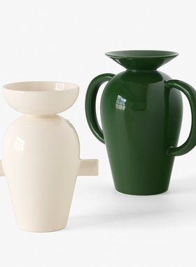 sort丹麦&Tradition北欧陶瓷花瓶高级感客厅装饰摆件Momento Vase