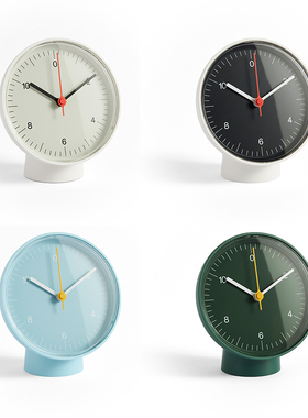 sort丹麦HAY多功能台钟挂钟桌面钟表北欧现代创意设计TABLE CLOCK