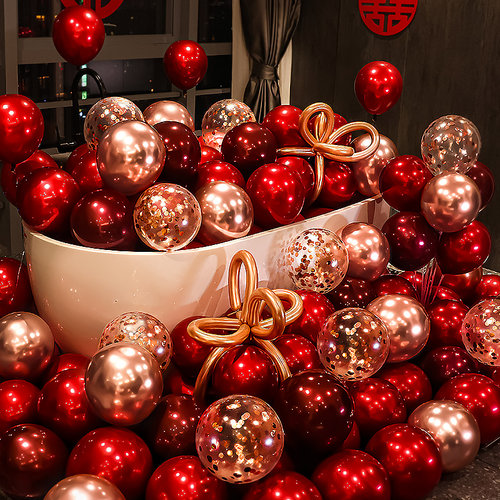 场景布置女方卧室婚庆用品网红