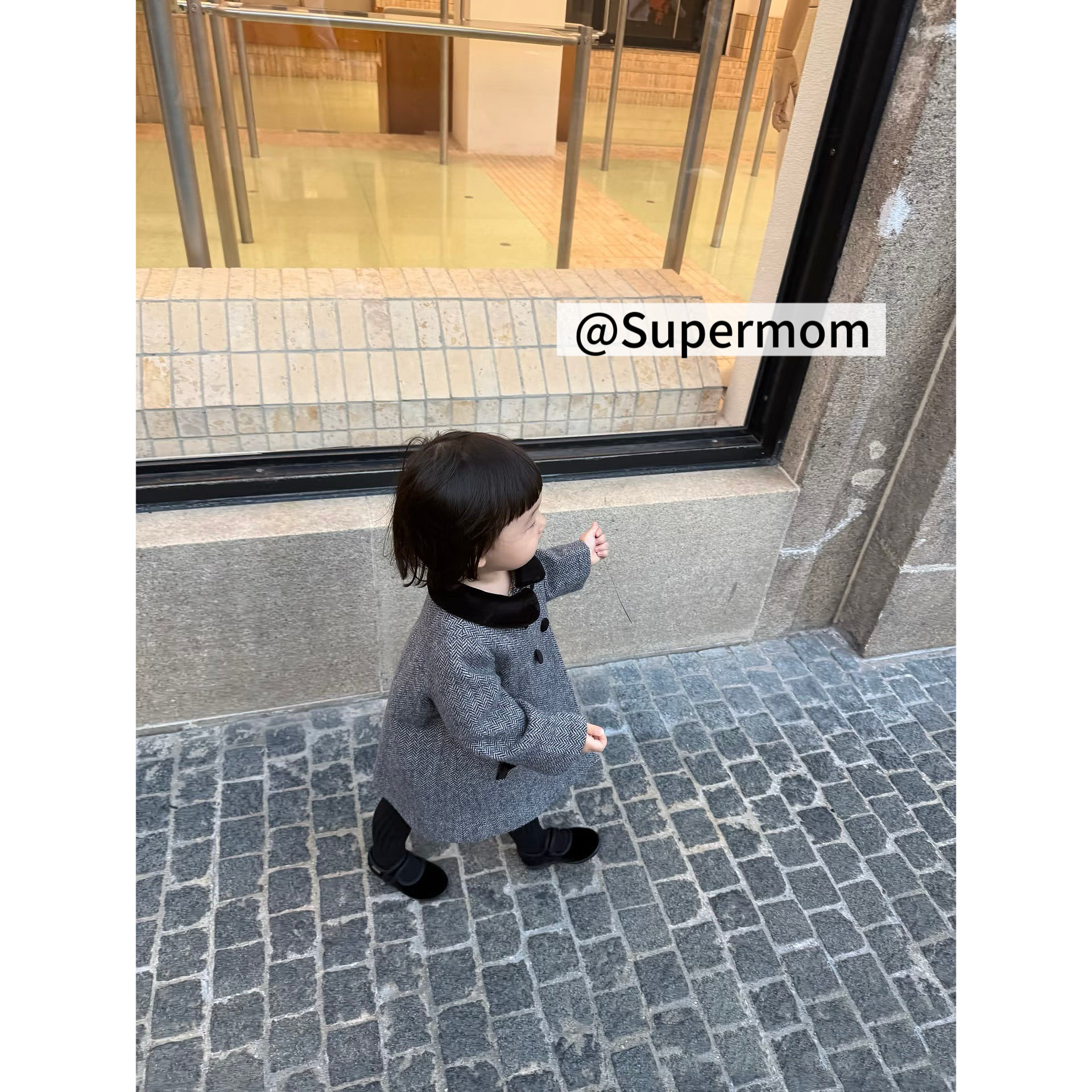 女童26冬季夹棉淑女外套