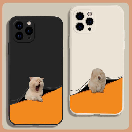 小众趣味犯困猫咪狗狗手机壳