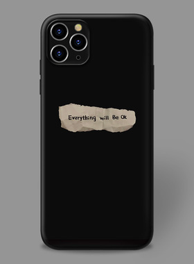 适用苹果xr手机壳13promax包边iphone678pluse简约文字硅胶12软14