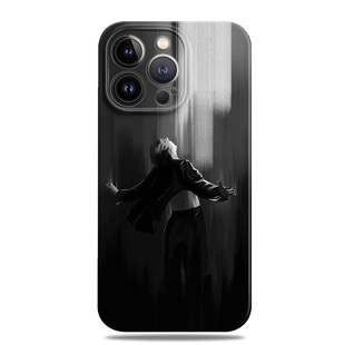 肖生克的救赎原创手绘插画适用苹果15手机壳13promax菲林12小米14华为mate60高级感P50一加oppo荣耀90全包潮