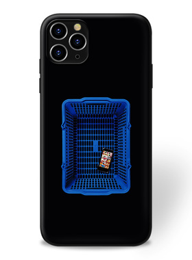 适用苹果12mini手机壳11promax/xr/iphone678pluse个性创意筐子软