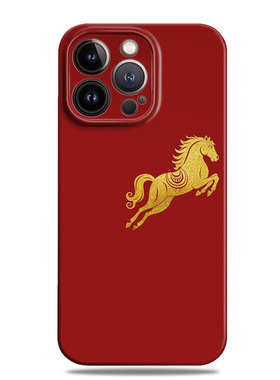 马年简约新年红色本命适用苹果17promax手机壳16小米15华为mate70菲林p80荣耀400国潮nova13一加oppo全包vivo