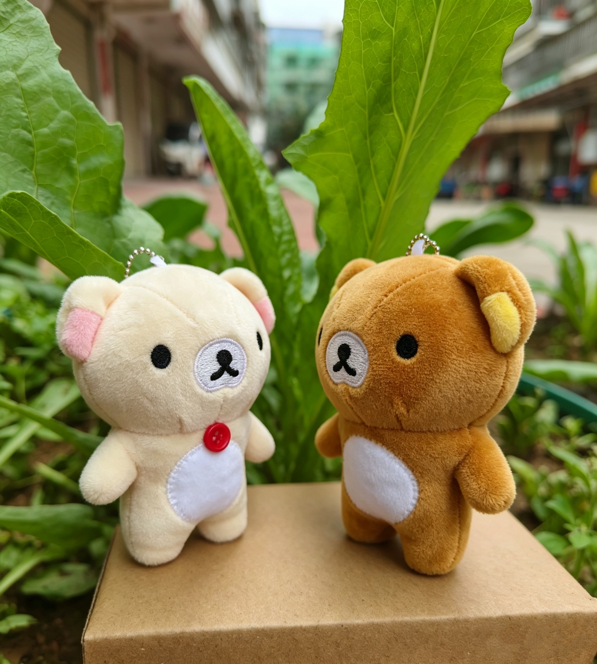 高颜值轻松rilakkuma新版玩偶挂件可爱毛绒公仔日系屏幕檫轻松熊