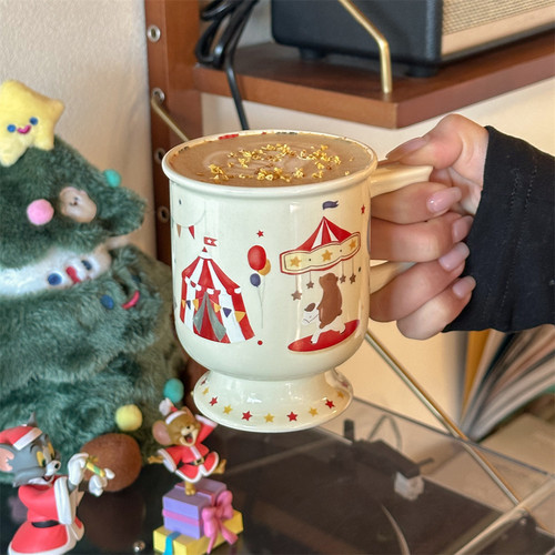可爱小众高颜值童趣游乐园马克杯