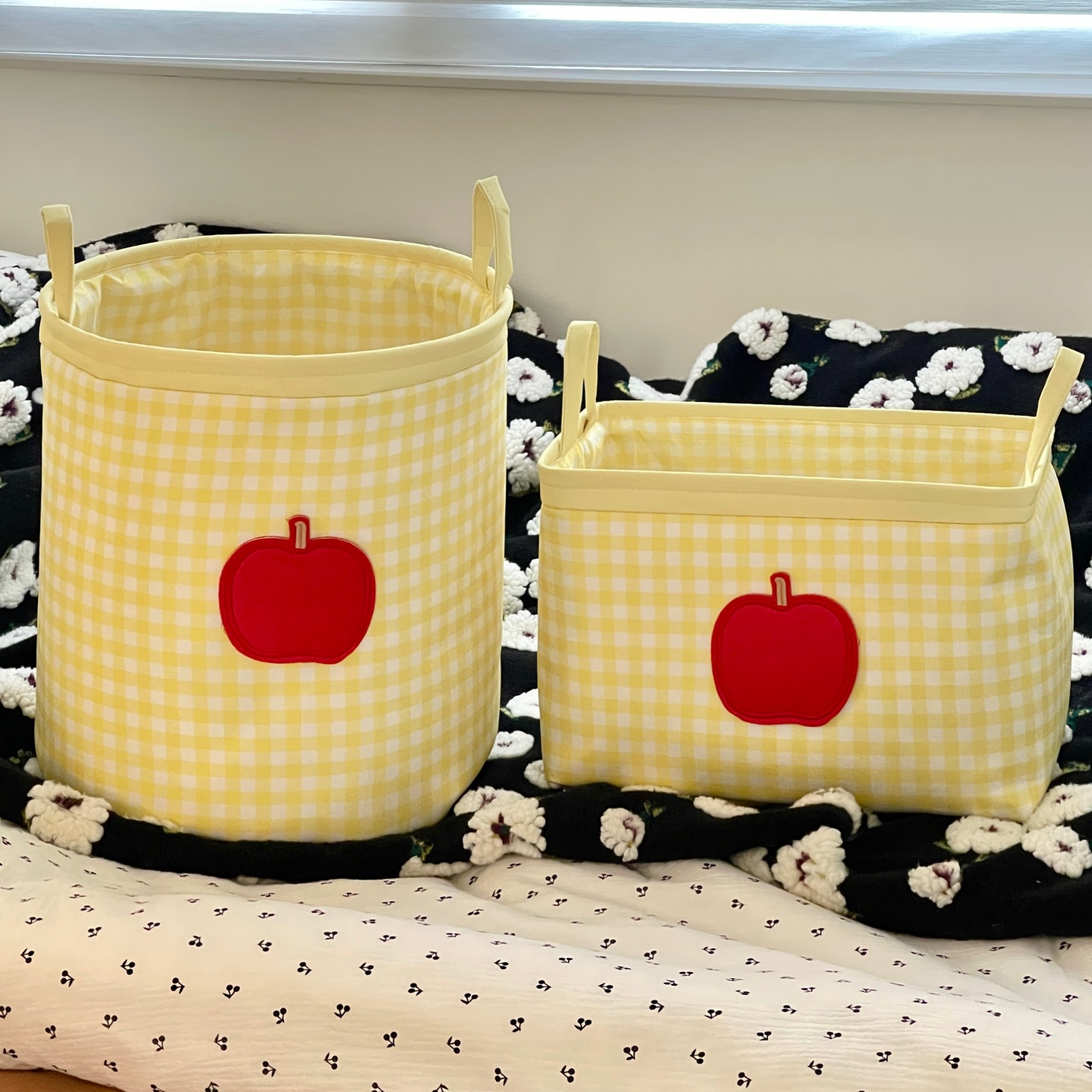 黄油苹果手提脏衣篮可折叠宿舍