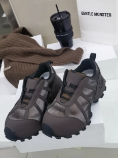 运动鞋 欧洲站新款 复古街头潮透气休闲鞋 咖色女鞋 505 内增高老爹鞋