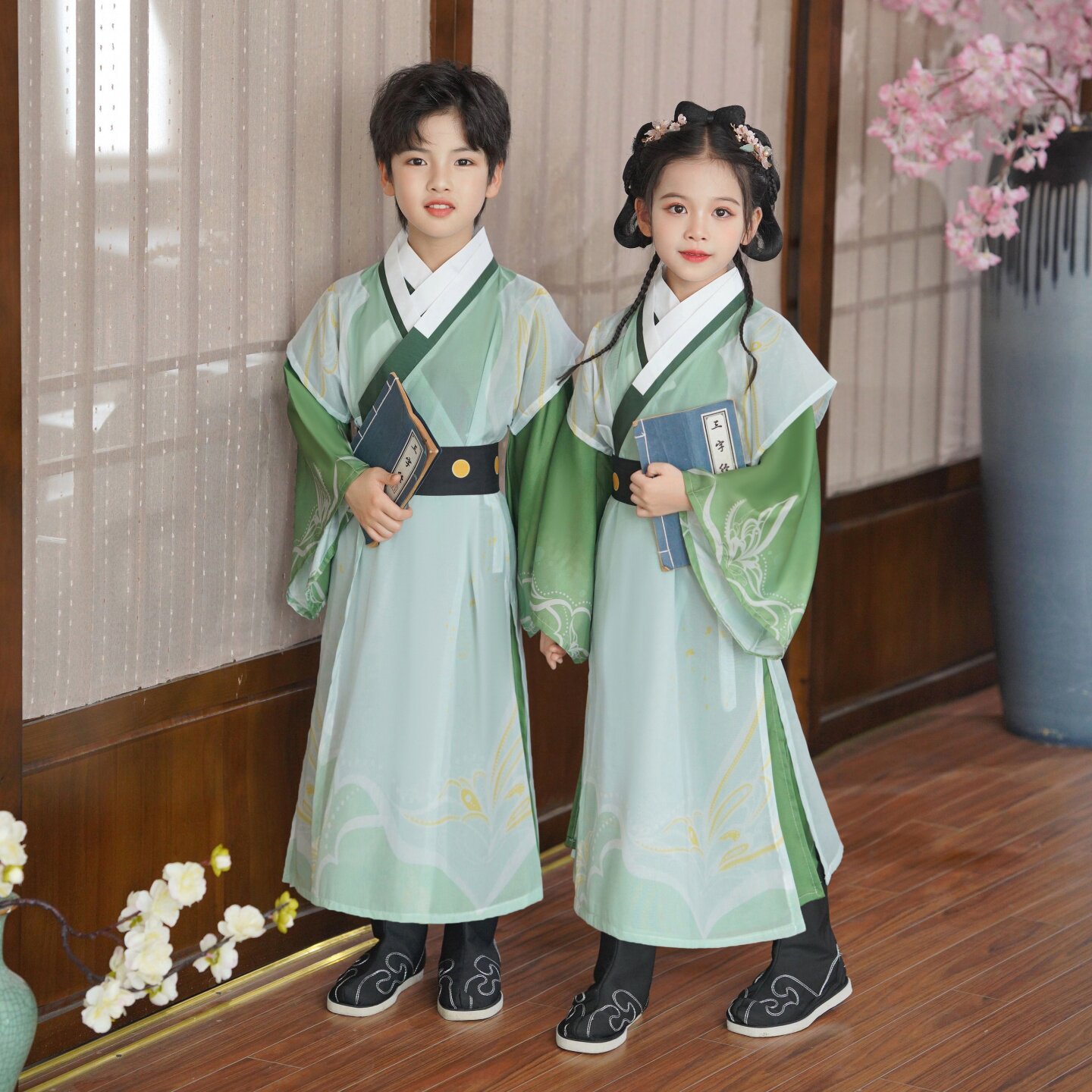 儿童汉服演出服男童国学服装