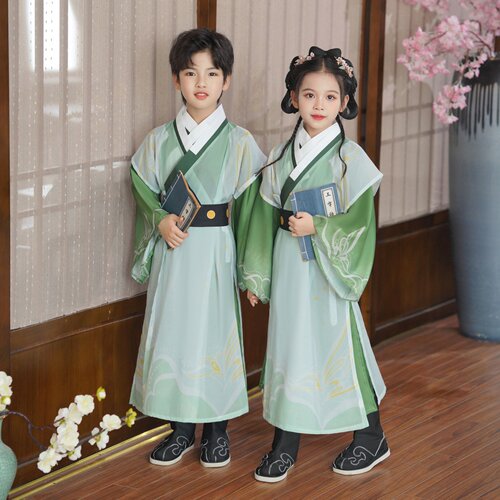 儿童汉服演出服男童国学服装