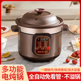 金正电炖锅煲汤炖汤锅家用煮粥神器陶瓷紫砂锅全自动养生官方正品
