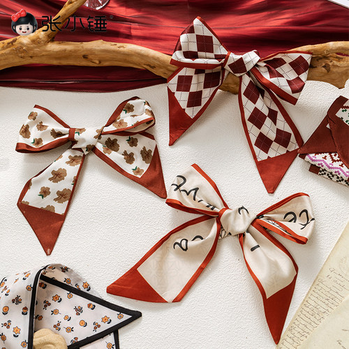 张小锤通用丝巾女性发带