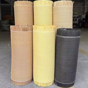 藤编材料四方格塑料井字十字编织网桌椅柜门吊顶隔断家具装饰辅材