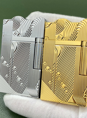 好运达海贼王山治同款黄铜朗声侧滑轮煤油打火机沉睡的美人鱼礼物