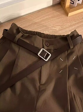 NAGAWL美式复古潮牌百搭休闲腰带裤带cleanfit潮搭皮带男女同款