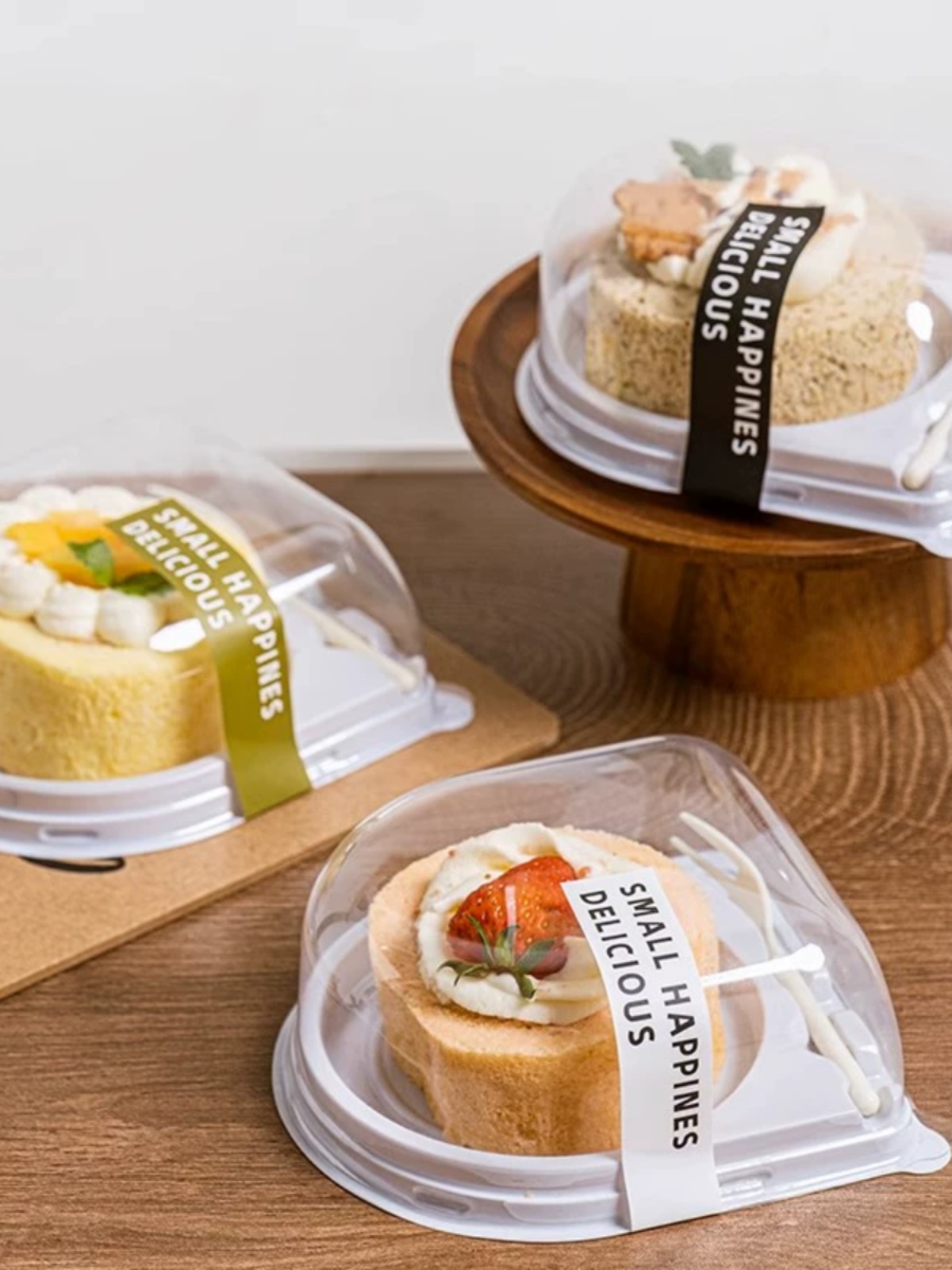 蛋糕卷切块包装盒瑞士卷慕斯盒子