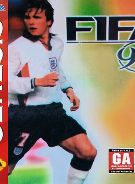 FIFL99足球世嘉卡MD16黑卡带SEGA经典体育游戏卡带