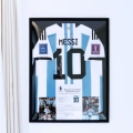 Messi Fan Version Signed Jersey Framed
