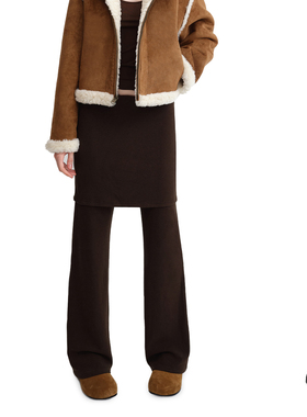 RA everyday “散步”假两件针织裙裤 藏蓝/黑色/咖色