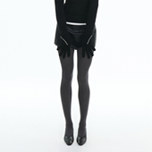 everyday 螺纹针织混纺分趾连裤 袜 黑色 灰色